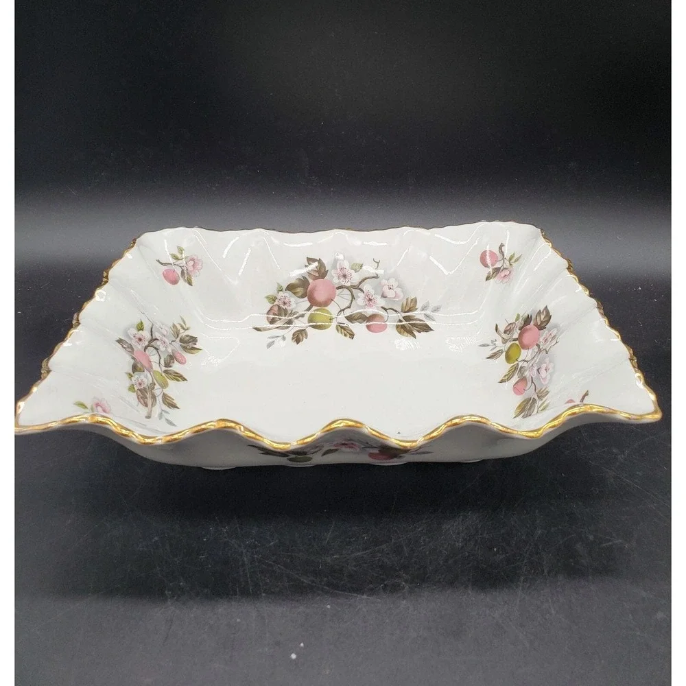 Vintage Old Foley James Kent Staffordshire Rectangular Serving Vegetable Bowl